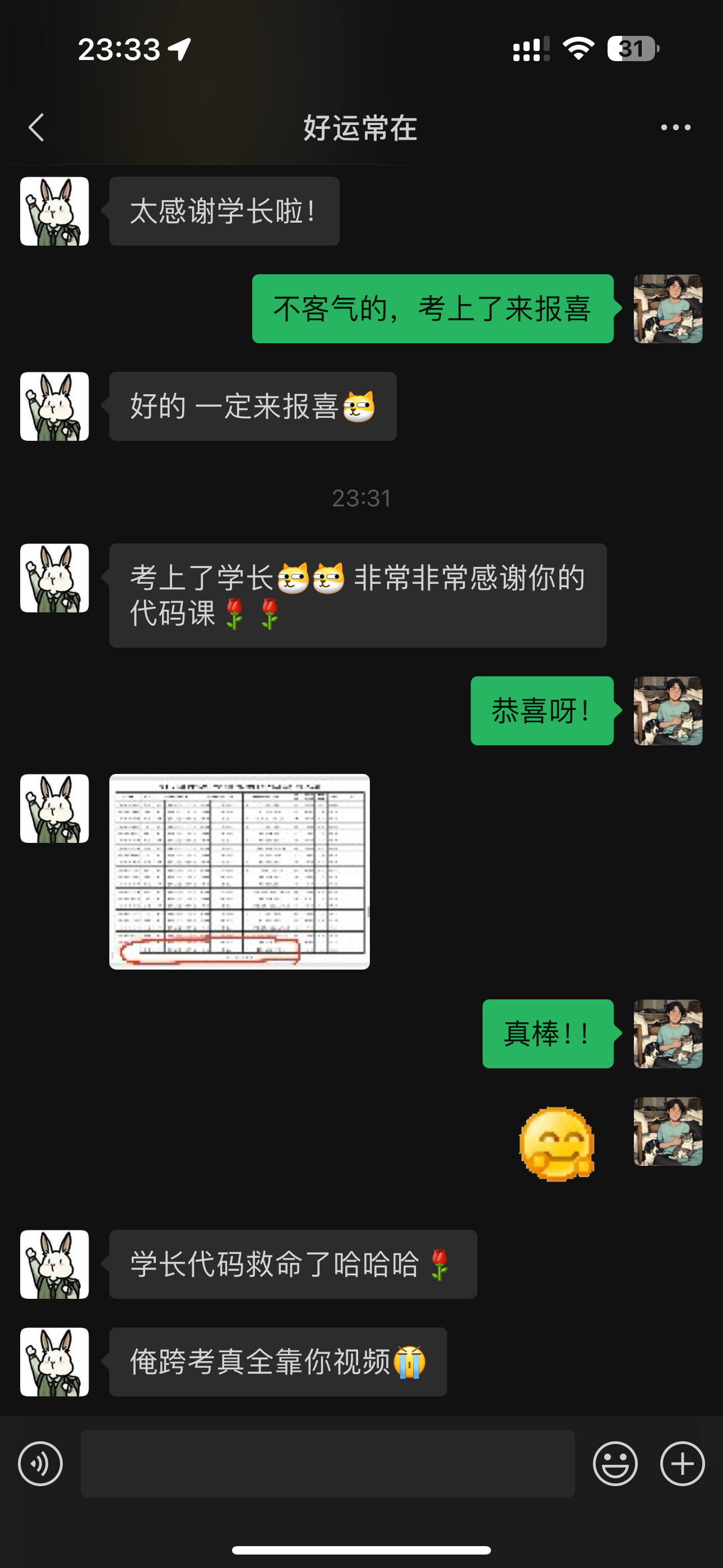 跨考上岸好评